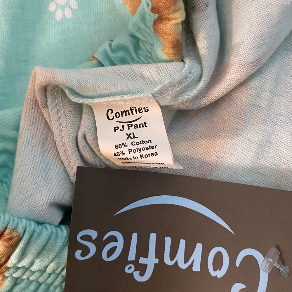 2 New Pairs Pomeranian Print Sleep/Lounge Pants, XL - Picture 3 of 5